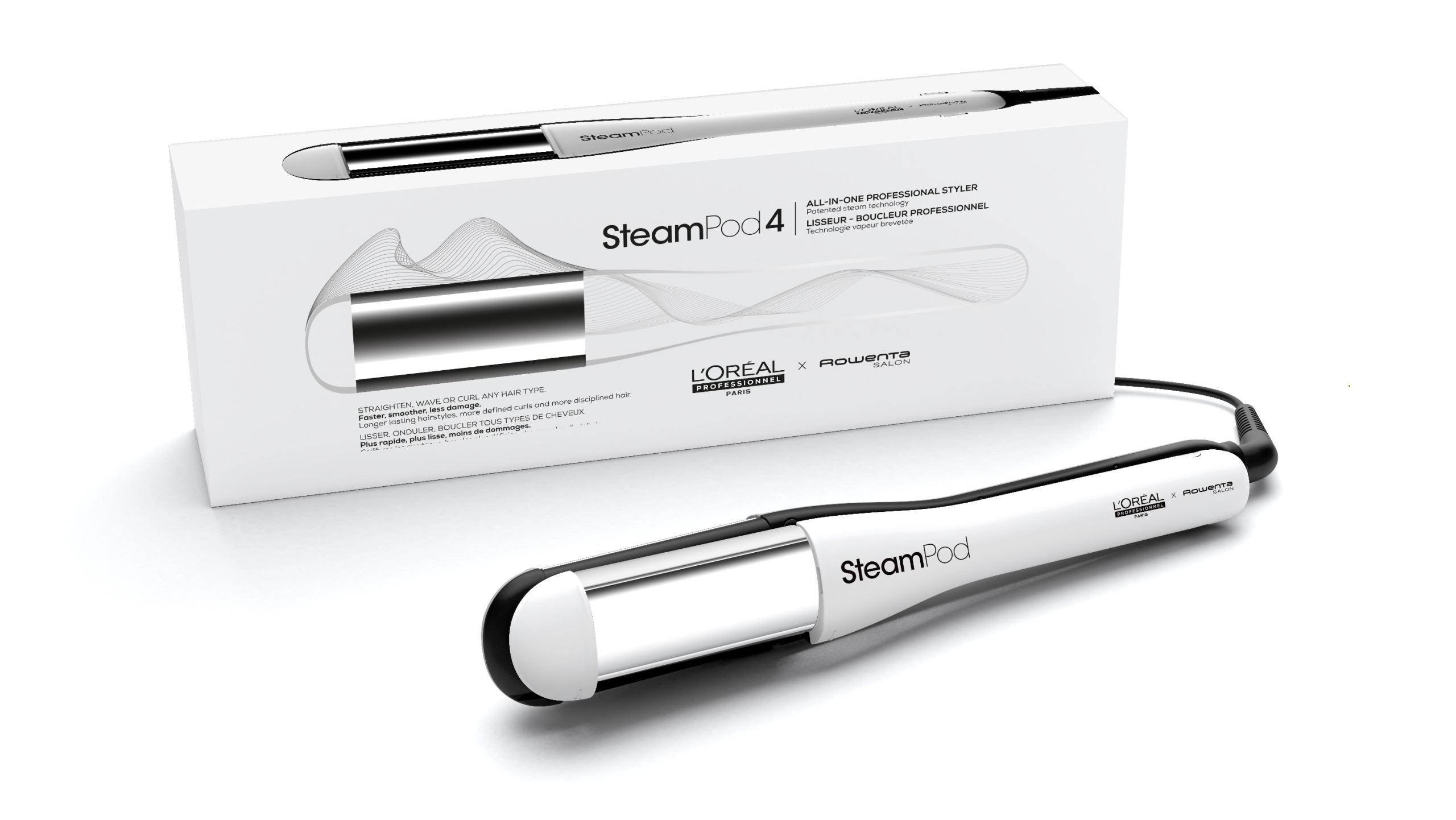 L'Oréal Professionnel Steampod 4 - A csomagban található három különböző fésűtartozék és a védőtok