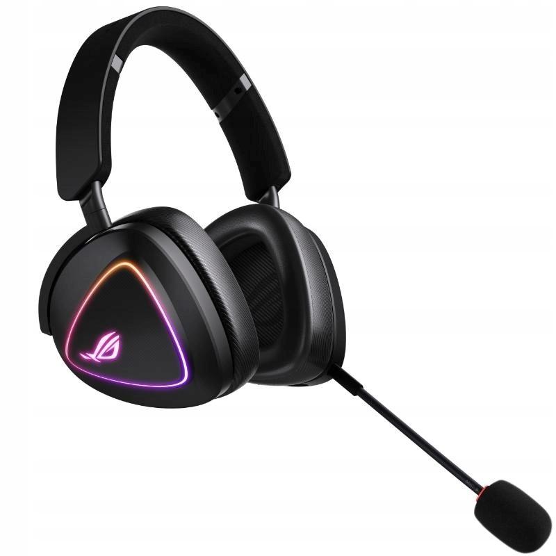ASUS ROG — Delta II-KJP - A fejhallgató kagylója a kezelőszervekkel és az eltávolítható mikrofonnal
