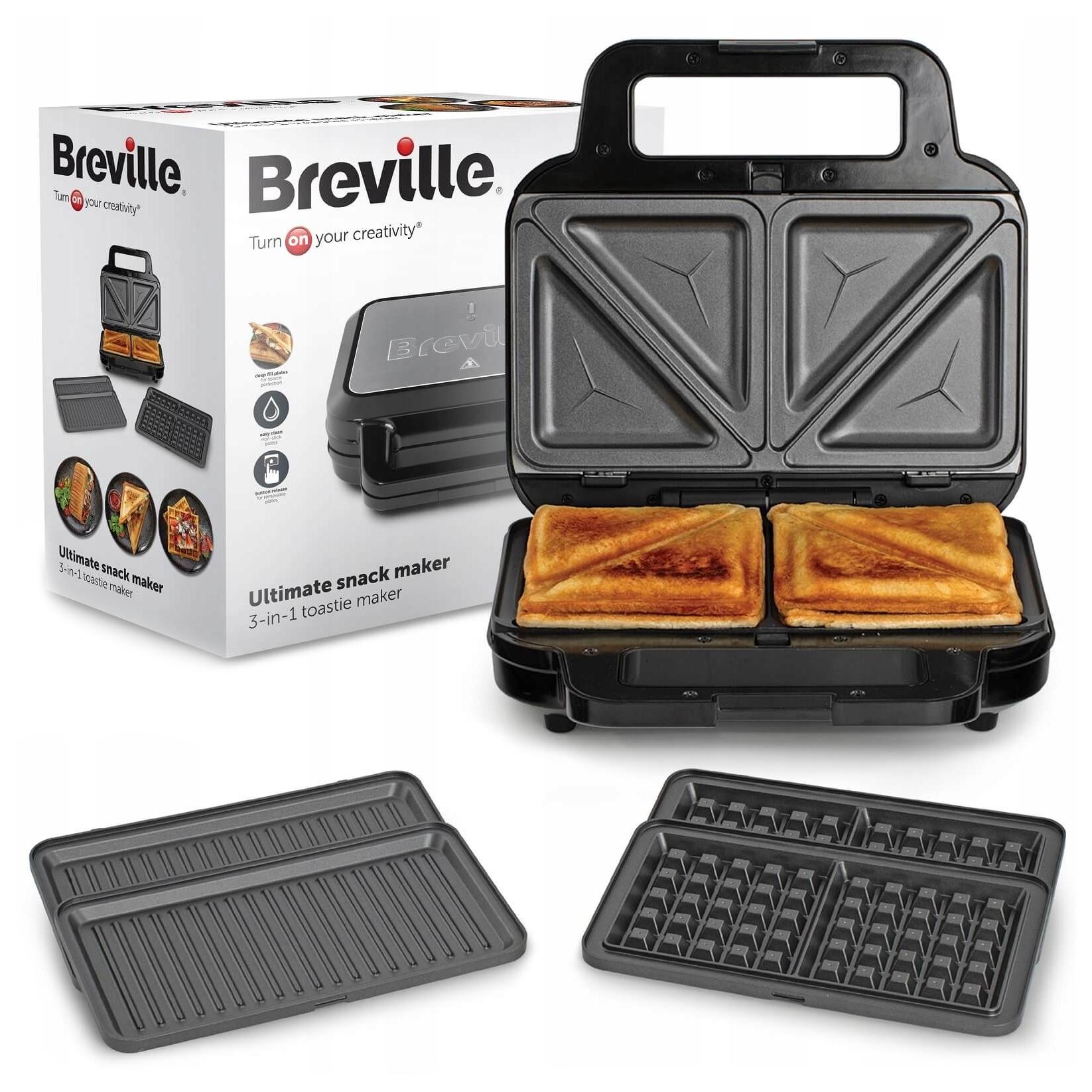 Breville 3in1 szendvicssütő (VST098X) - termékteszt