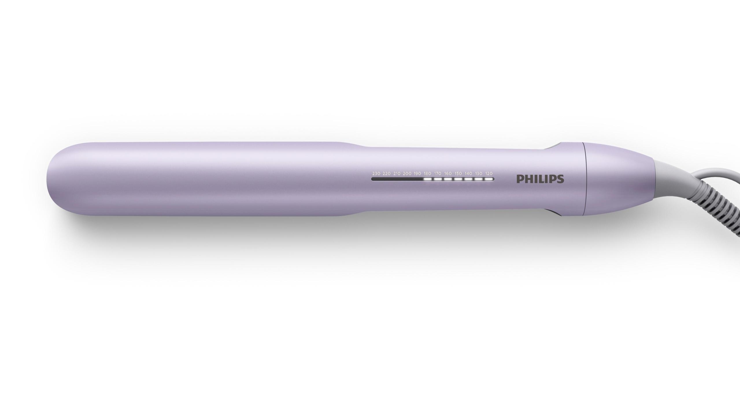Philips 7000 Series BHS732 - A digitális hőmérséklet-kijelző és a kerámialapok zárt állapotban