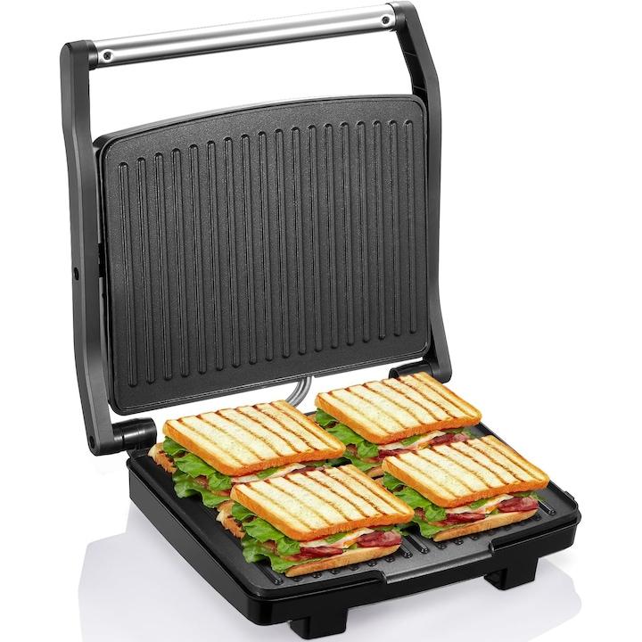 Panini tányérok 3in1 szendvicssütőhöz 900W használat közben