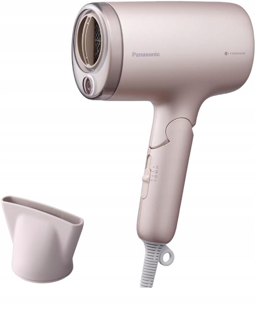 Panasonic EH-NA7M - A rózsaszín-szürke Panasonic EH-NA7M hajszárító kinyitott állapotban