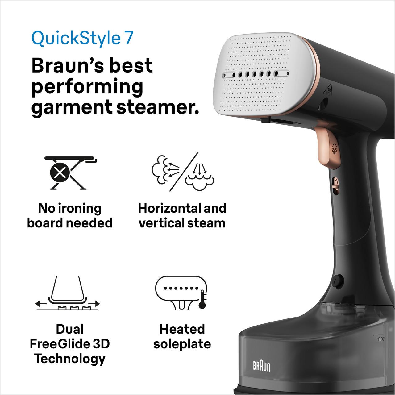 QuickStyle 7 GS7077BK Ruhagőzölő használat közben