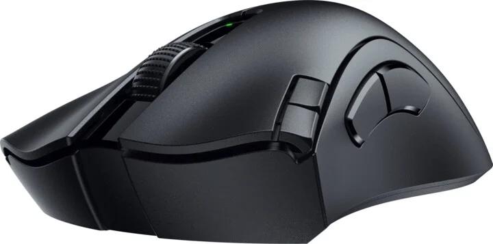 Razer DeathAdder V4 Pro - Az egér bal oldali élgombjai közelebbről