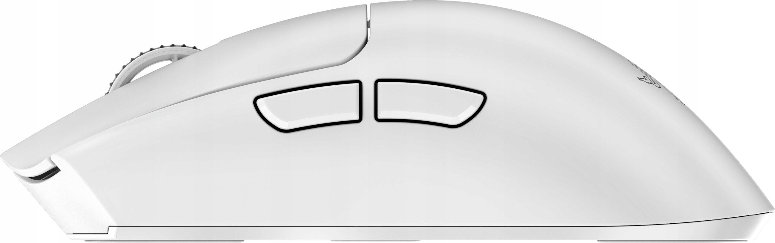 Razer Viper V4 Pro - Az egér alja a 35000 DPI-s optikai érzékelővel és a simán sikló PTFE talpakkal